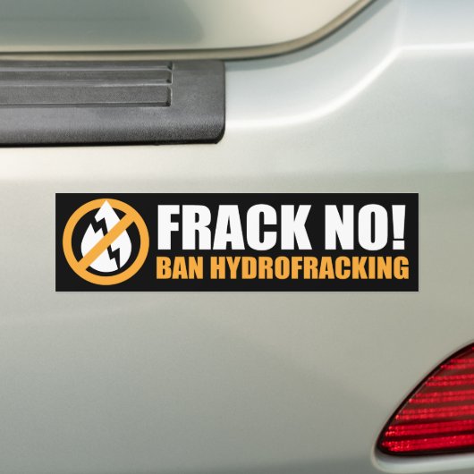 Frack nein! Verbot Hydrofracking Autoaufkleber (Auf Auto)