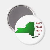Frack nicht mit New York Magnet (Vorderseite/Rückseite)