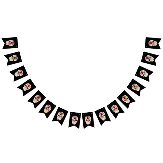 Frack Party Jagd Banner SUGAR SKULL (Alle)