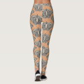 Frack-Schmetterling-Basalt Leggings (Rückseite)