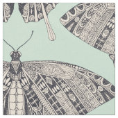 Frack-Schmetterling-Basalt Stoff (Nahaufnahme)