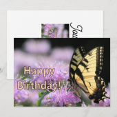 Frack Schmetterling Geburtstagswünsche Feiertagskarte (Vorne/Hinten)