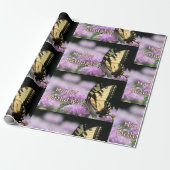 Frack Schmetterling Geburtstagswünsche Geschenkpapier (Ungerollt)