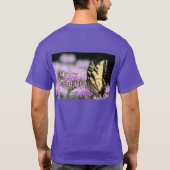 Frack Schmetterling Geburtstagswünsche T-Shirt (Rückseite)
