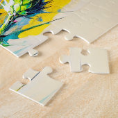 Frack Schmetterling mit der Nadel in Ölfarbe Puzzle (Seite)