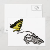 Frack-Schmetterling Postkarte (Vorne/Hinten)