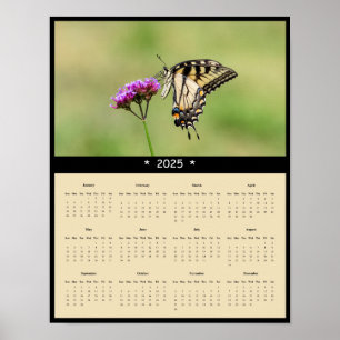 Frack-Schmetterlingskalender 2025 Poster