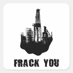 Frack Sie Quadratischer Aufkleber