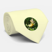 Frack über den gelben Schmetterling Bush Krawatte (Gerollt)