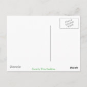 Frack von Osttigern über Gelbe Milchsorten Postkarte (Rückseite)