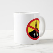 Fracking Jumbo-Tasse (Vorderseite Rechts)
