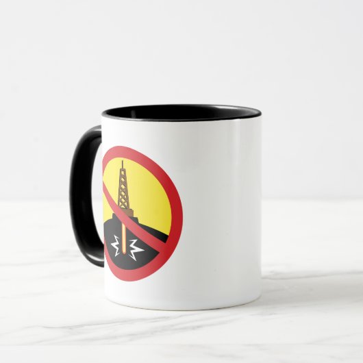 Fracking Tasse (Vorderseite Links)