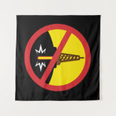 Fracking Wandteppich (Vorderseite (Horizontal))