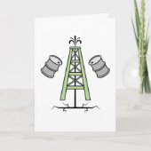 Frackingoil Rig Karte (Vorderseite)
