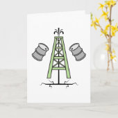 Frackingoil Rig Karte (Gelbe Blume)