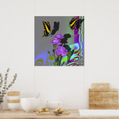 Fracks und Nelken drucken Poster (Küche)