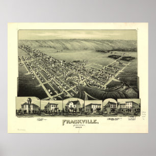 Frackville, Pennsylvania (1889) Poster