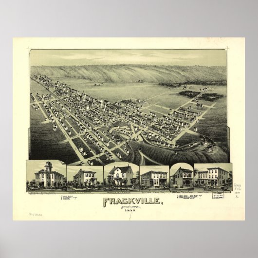 Frackville, Pennsylvania (1889) Poster (Vorne)