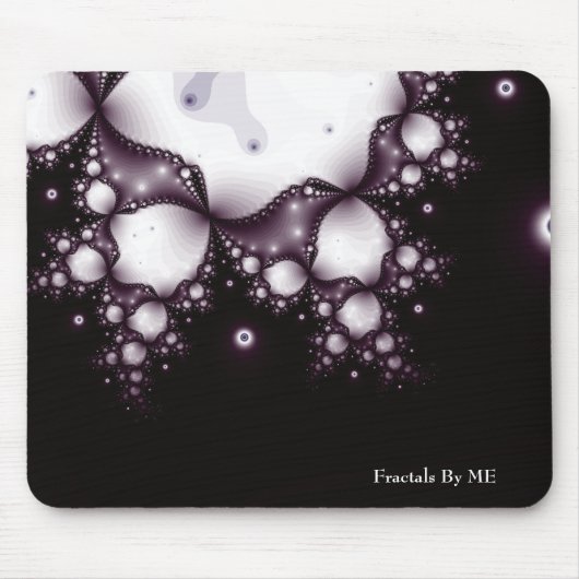 Fractal1blacklacejulia, Fraktale durch MICH Mousepad (Vorne)