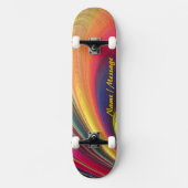 Fractal Art 4 Skateboard (Vorderseite)