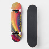 Fractal Art 4 Skateboard (Vorderseite)