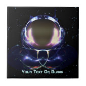 Fractal Astronaut Fliese (Vorderseite)