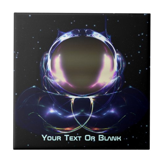 Fractal Astronaut Fliese (Vorderseite)