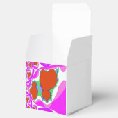 Fractal Bleeding Heart Favor Box Geschenkschachtel (Geöffnet)