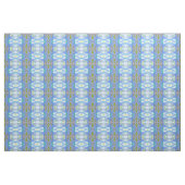 fractal blue ethnic pattern. stoff (Yard (91,4 cm))