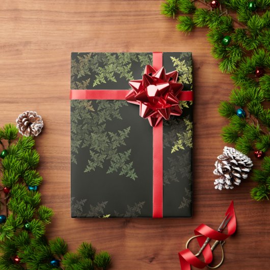 Fractal Camouflage Geschenkpapier (Feiertagsgeschenk)
