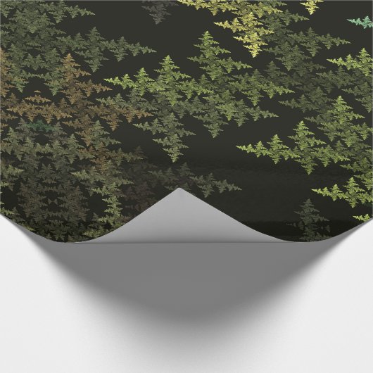 Fractal Camouflage Geschenkpapier (Ecke)
