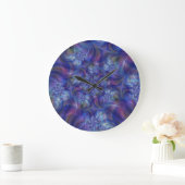 Fractal Essence Wall Clock Große Wanduhr (Zuhause)
