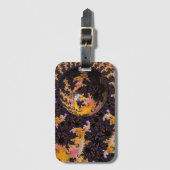 Fractal Firestorm Sphere Gepäckanhänger (Vorderseite Vertikal)