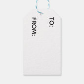 Fractal Firestorm Sphere Geschenkanhänger (Rückseite)