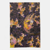 Fractal Firestorm Sphere Geschirrtuch (Vertikal)