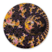 Fractal Firestorm Sphere Keramikknauf (Vorderseite)