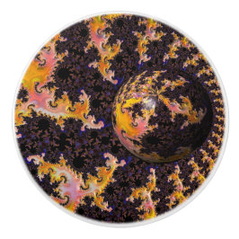 Fractal Firestorm Sphere Keramikknauf