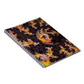 Fractal Firestorm Sphere Notizblock (Rechte Seite)