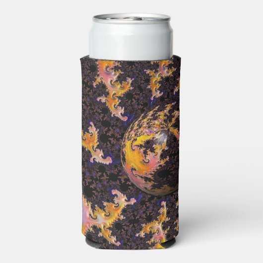 Fractal Firestorm Sphere Selters Dosenkühler (Seltzer Rückseite)