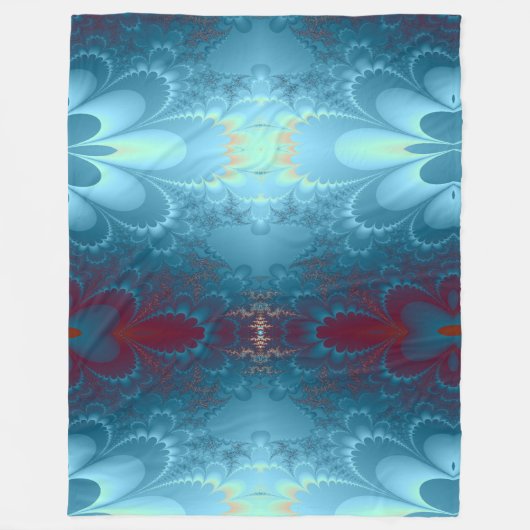 Fractal Fleecedecke (Vorderseite)
