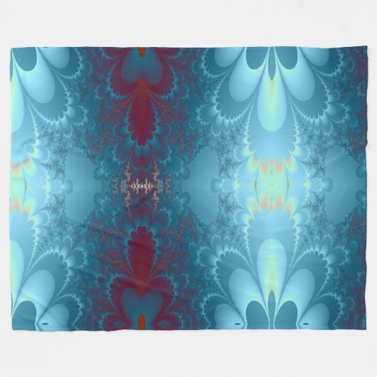 Fractal Fleecedecke (Vorderseite (Horizontal))