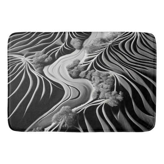 Fractal Flow Badematte (Vorderseite)