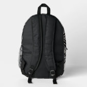 Fractal Flow Bedruckter Rucksack (Rückseite)