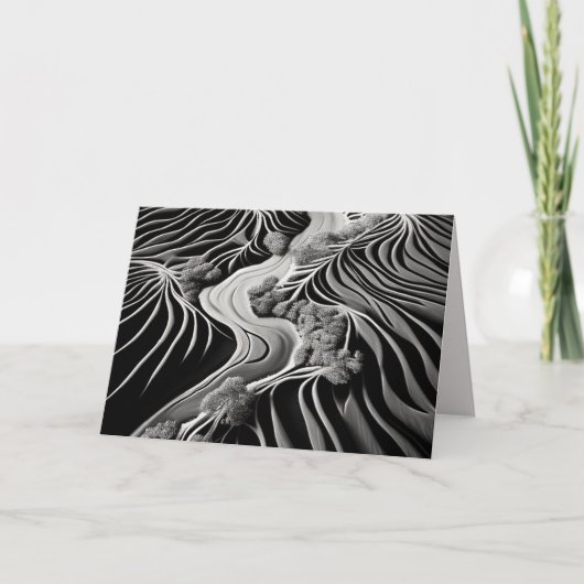 Fractal Flow Dankeskarte (Vorderseite)