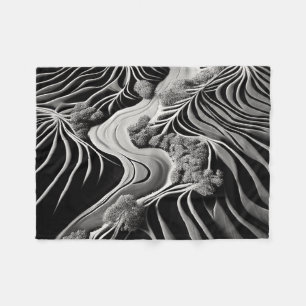 Fractal Flow Fleecedecke
