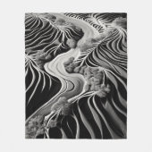 Fractal Flow Fleecedecke (Vorderseite)