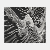 Fractal Flow Fleecedecke (Vorderseite (Horizontal))