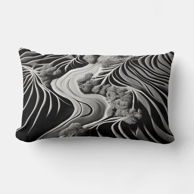 Fractal Flow Lendenkissen (Vorderseite)