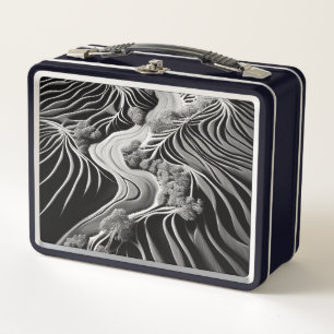 Fractal Flow Metall Brotdose