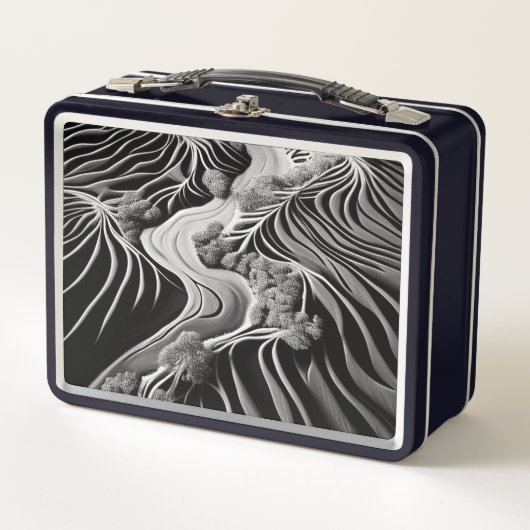 Fractal Flow Metall Brotdose (Vorderseite)